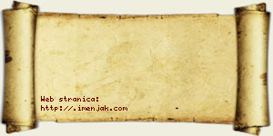 Milana Belić vizit kartica